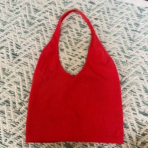 Red Halter Top Urban Outfitters Size SMALL
